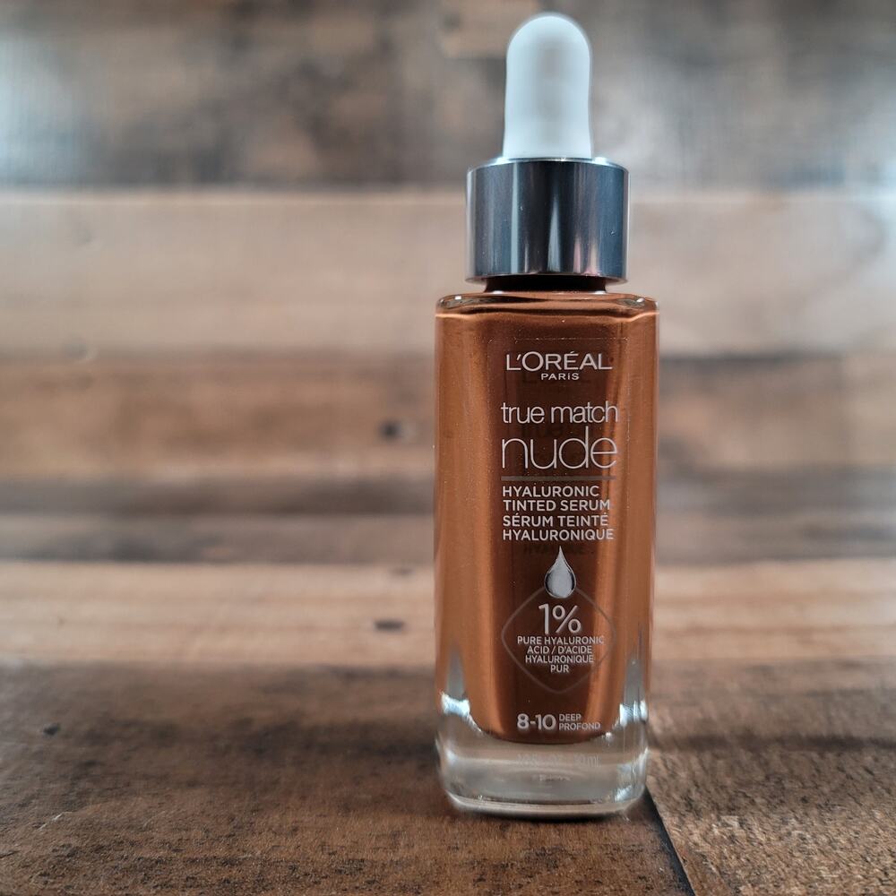 L'OREAL of Paris  True Match Nude Hyaluronic Tinted Serum  8-10 Deep Profond